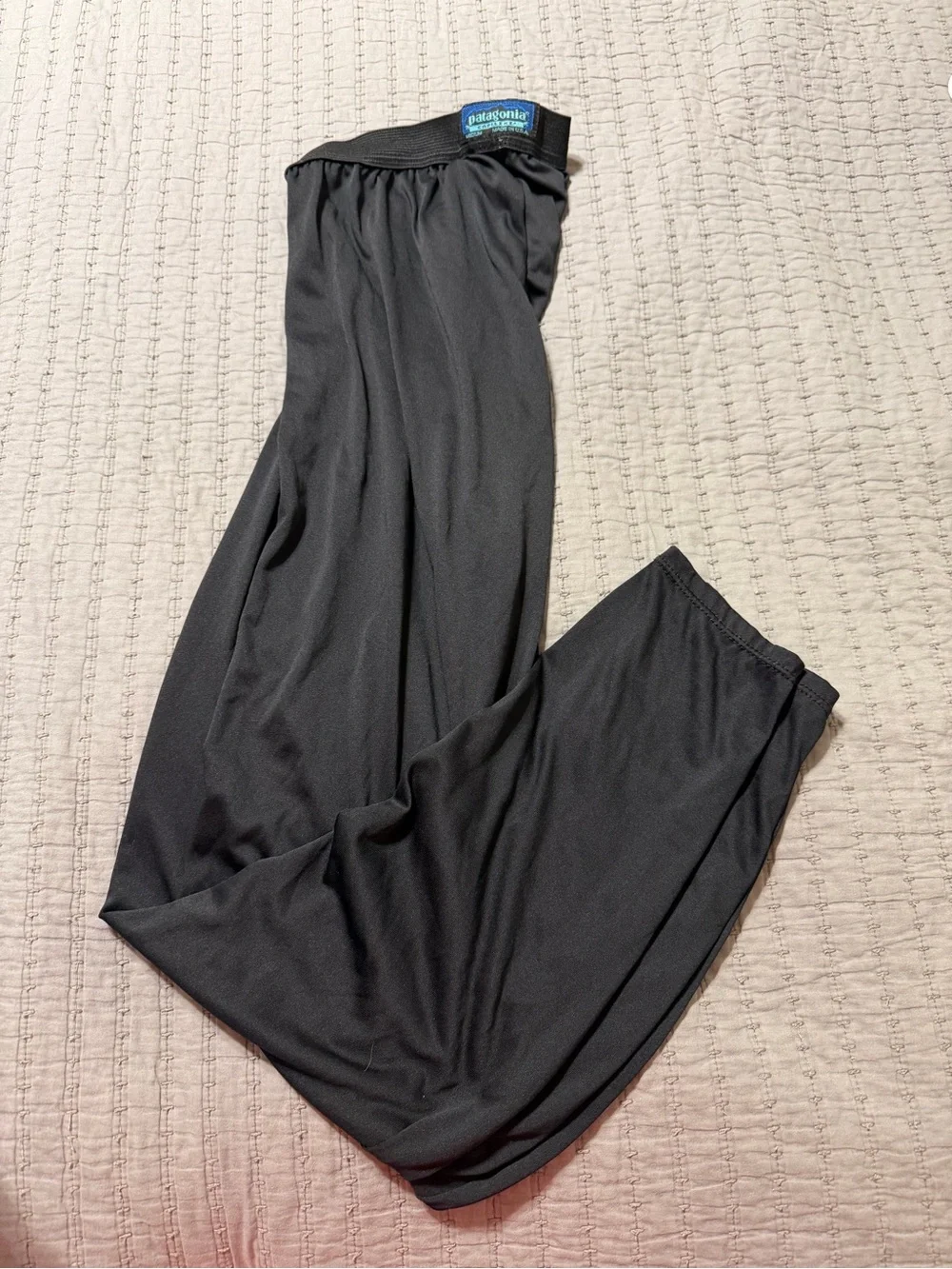 Patagonia Capilene Men’s Base Layer Thermal Vintage Black Pants Size M